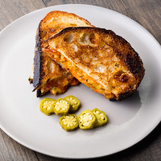 Spicy Vegan Grilled Cheese