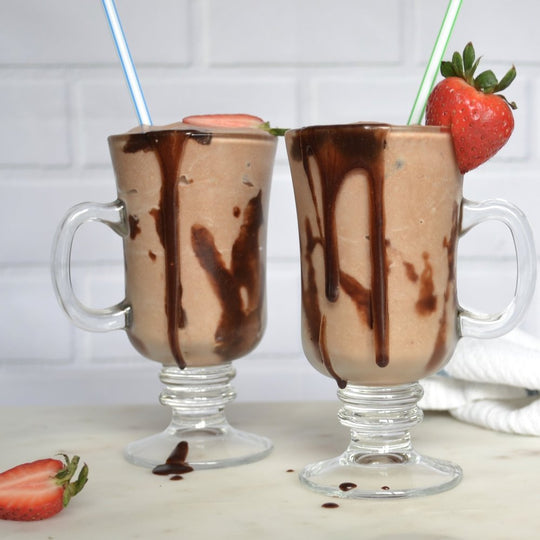 Boozy Strawberry Chocolate Milkshake