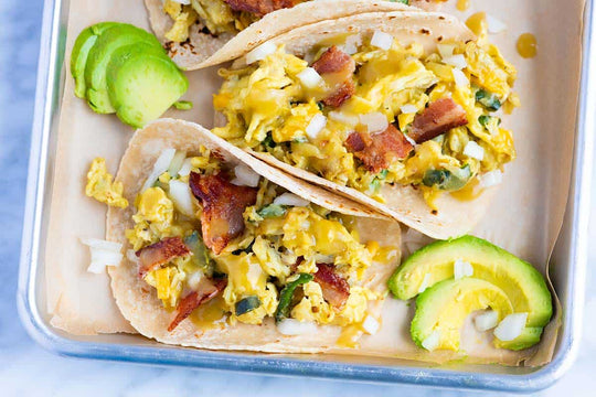Easy Al Pastor Breakfast Tacos