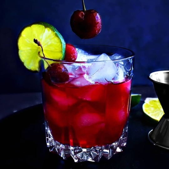 Cherry Chipotle Lemonade Cocktail