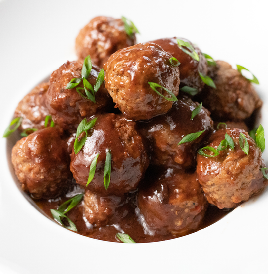 Saucy 3-Ingredient Slow Cooker Meatballs